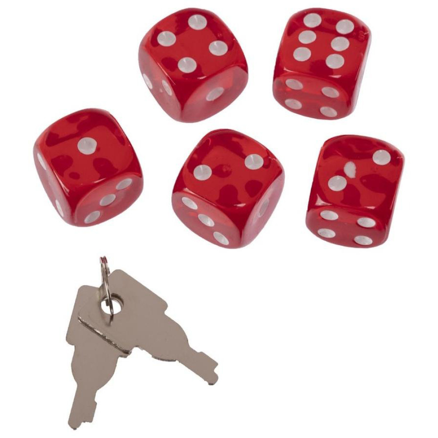 Набор для покера LasVegas Bambi 3321TT 500 фишек 5 кубиков, фишка дилера