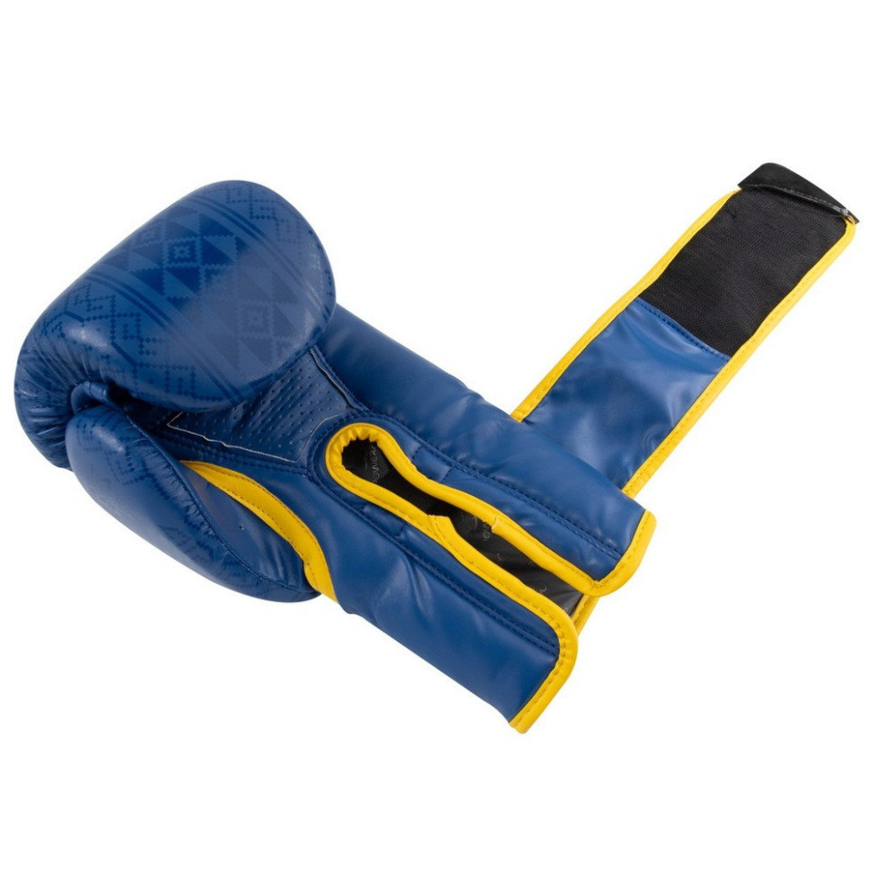Боксерські рукавиці 3021 Ukraine PowerPlay PP_3021_8oz_Blue-Yellow, розмір 8 унцій
