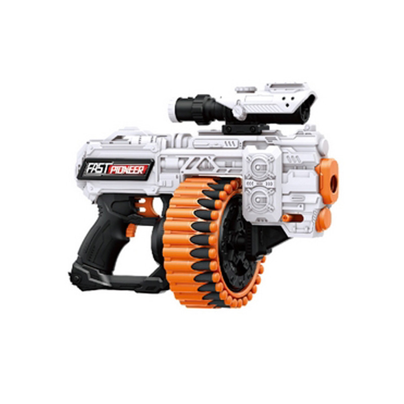 Іграшковий кулемет автоматичний Blaster BIG521 на батарейках з м'якими патронами