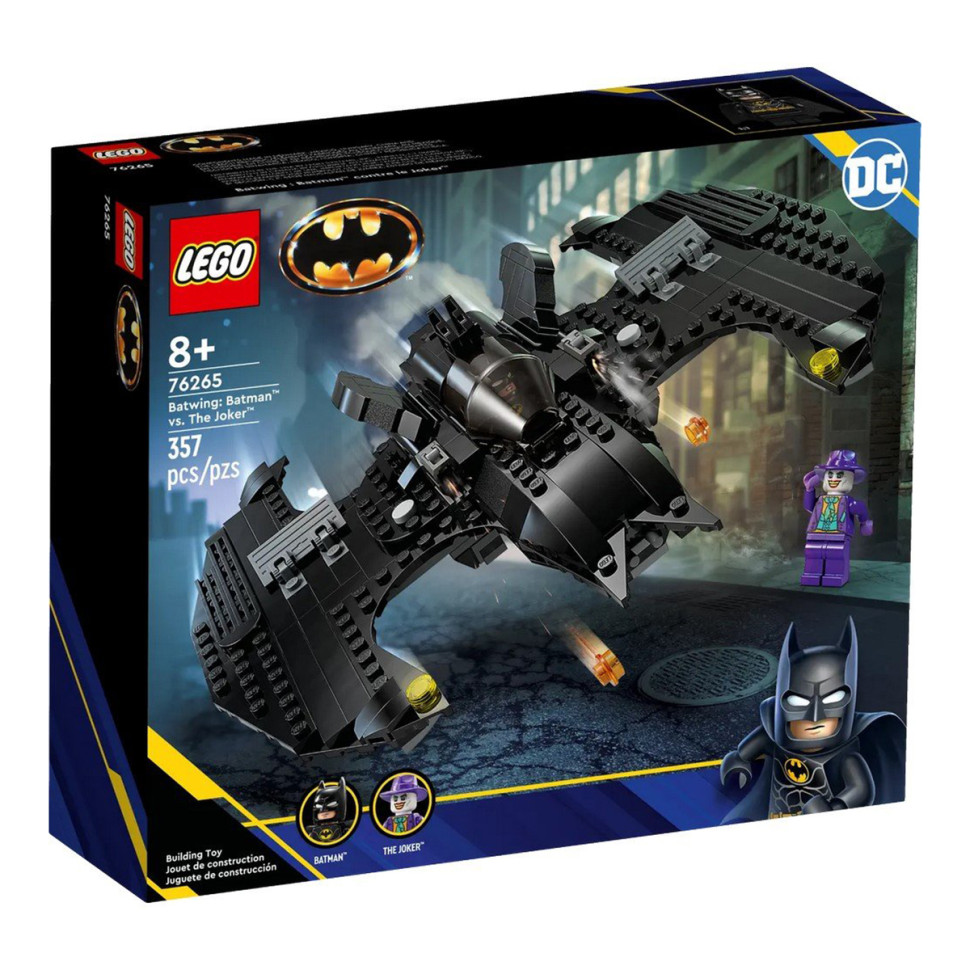 Конструктор Бэтмолит: Бэтмен против Джокера LEGO 76265, 357 деталей