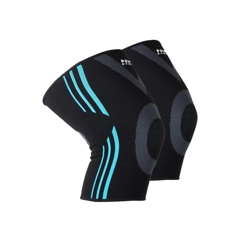 Наколінники Knee Support Evo Power System PS-6021_L_Black-Blue, (пара), L