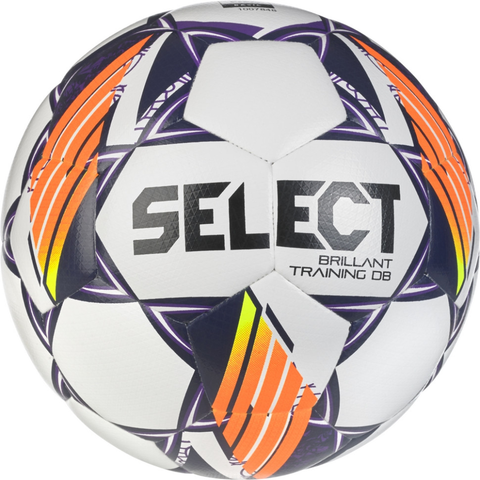 М'яч футбольний BRILLANT TRAINING DB v24 Select 086414-096 біло-фіолетовий № 4