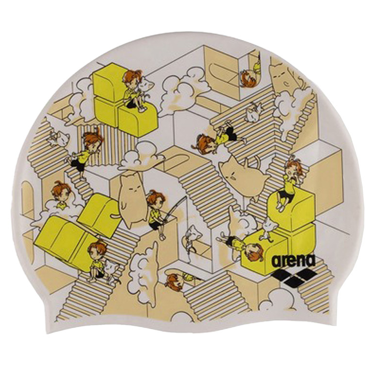 Шапка для плавання PRINT JR Arena 94171-237 мультіколор, OSFM 