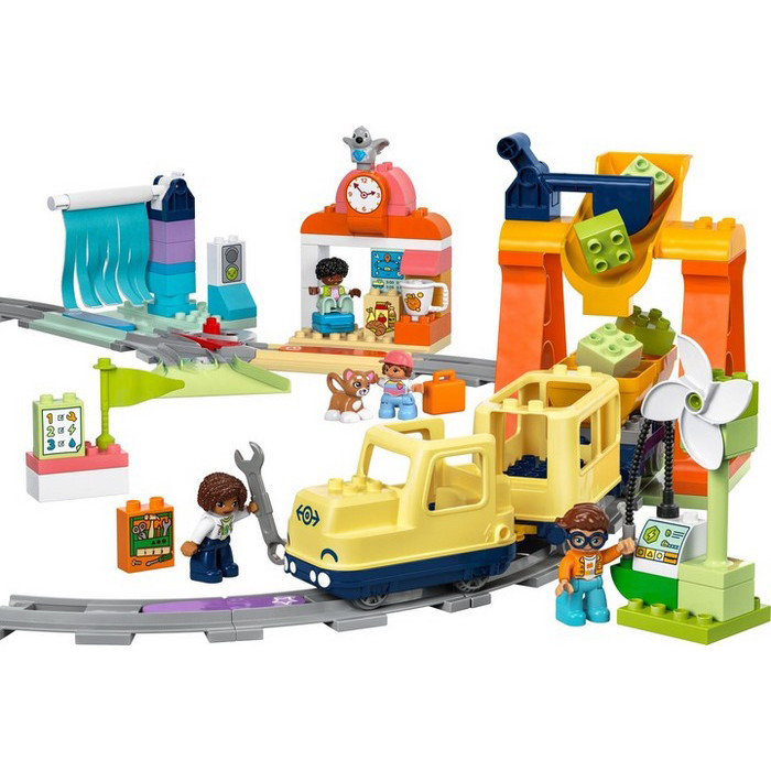 Конструктор DUPLO Town Великий інтерактивний громадський поїзд LEGO 10428- 103 деталей