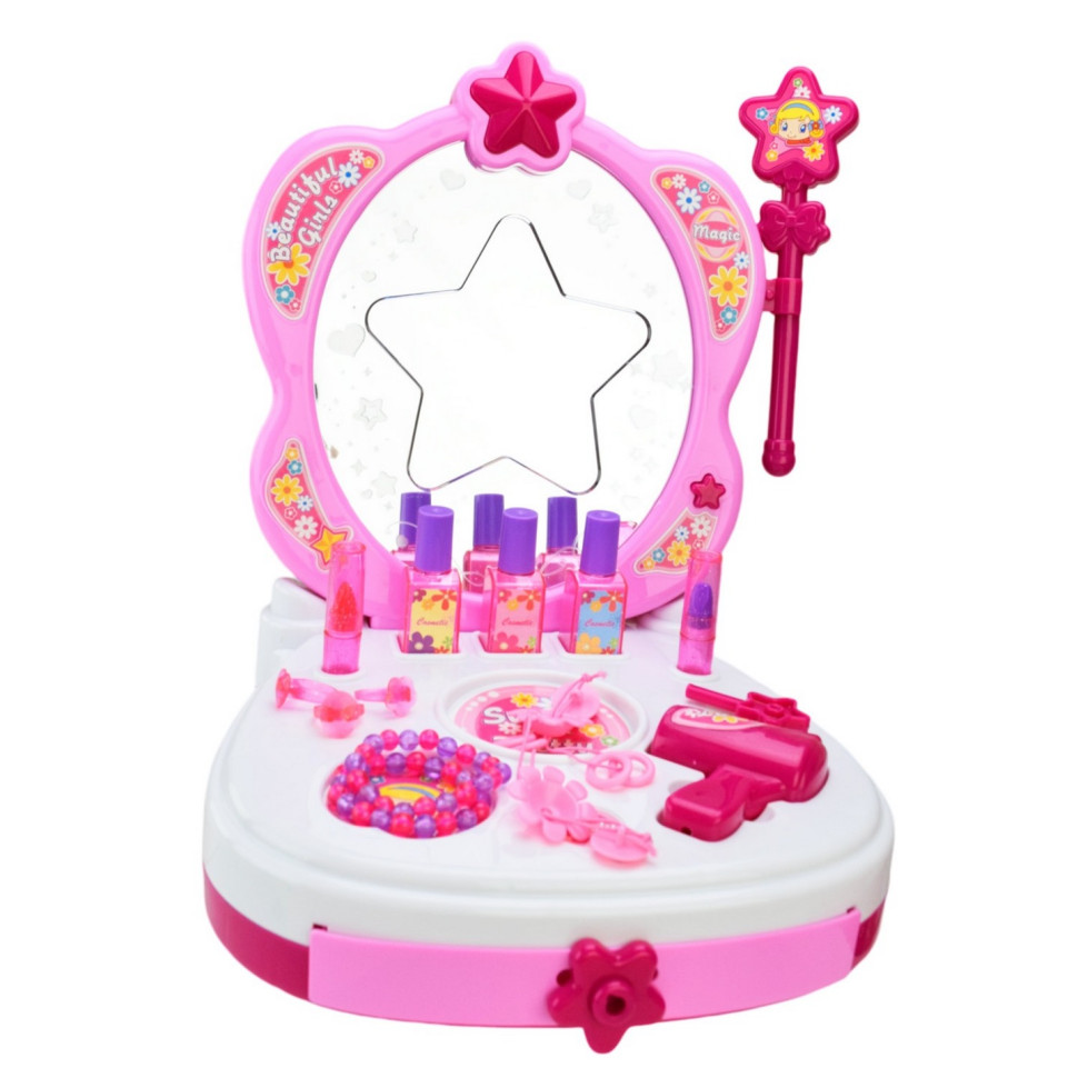 Детский туалетный столик Bambi 661-125 свет, звук, палочка, фен, расческа