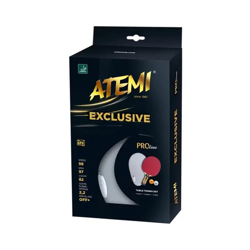Набір для настільного тенісу Set Exclusive PRO-Line Atemi 4740152200304