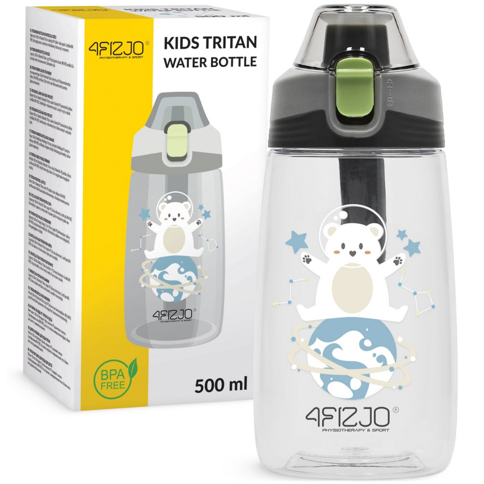 Бутылка для воды детская Mix 4FIZJO P-5905973403689, 0,500 мл