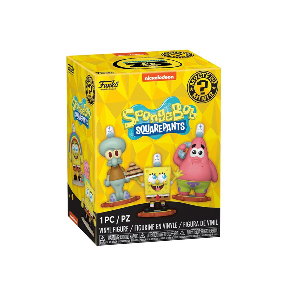 Ігрова фігурка Funko mystery minis Губка Боб Funko POP! 76102 в асортименті