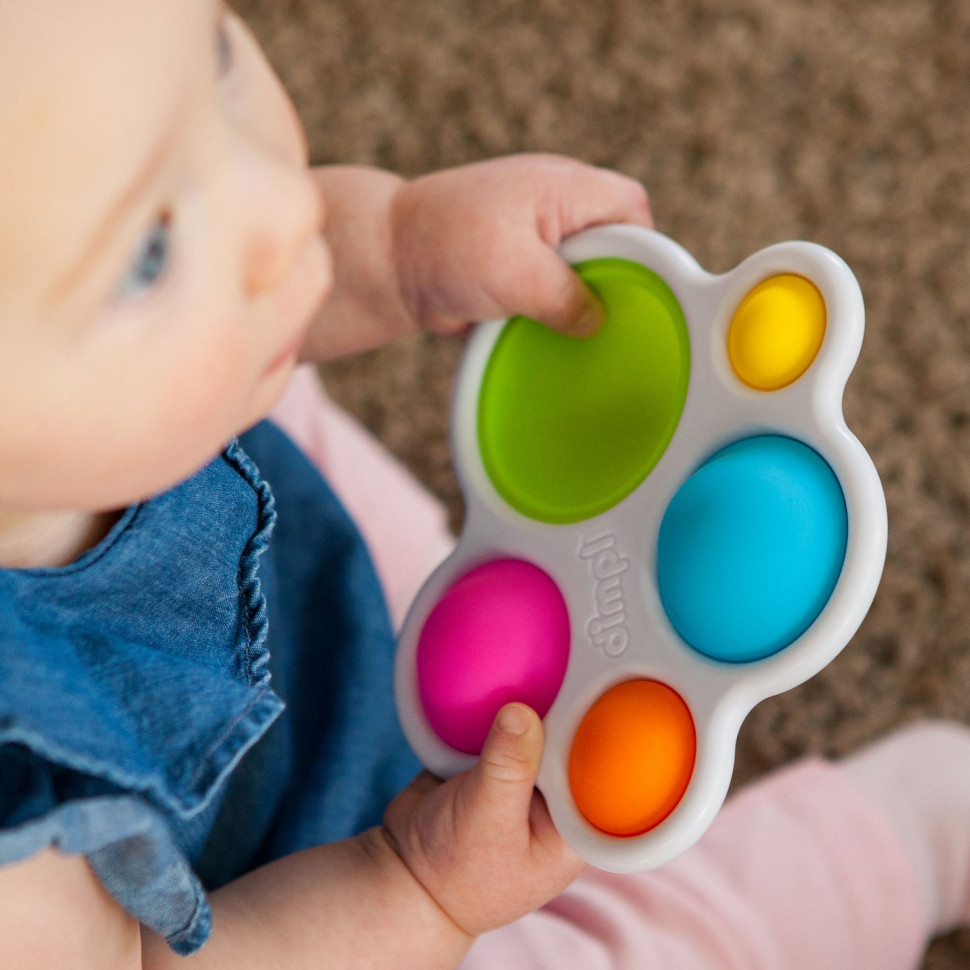 Прорезыватель Нажми на шар Fat Brain Toys F192ML dimpl  