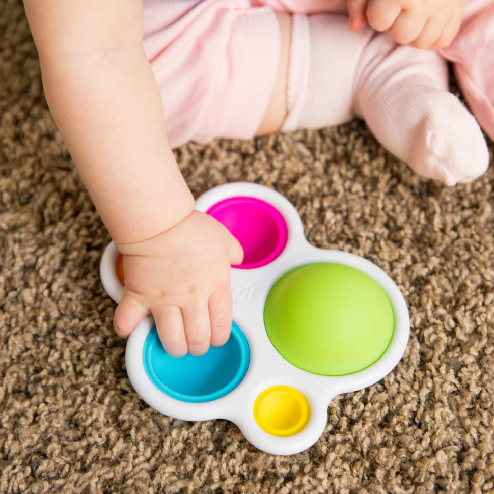 Прорезыватель Нажми на шар Fat Brain Toys F192ML dimpl  