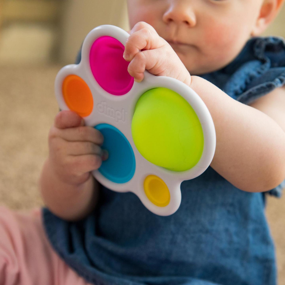 Прорезыватель Нажми на шар Fat Brain Toys F192ML dimpl  