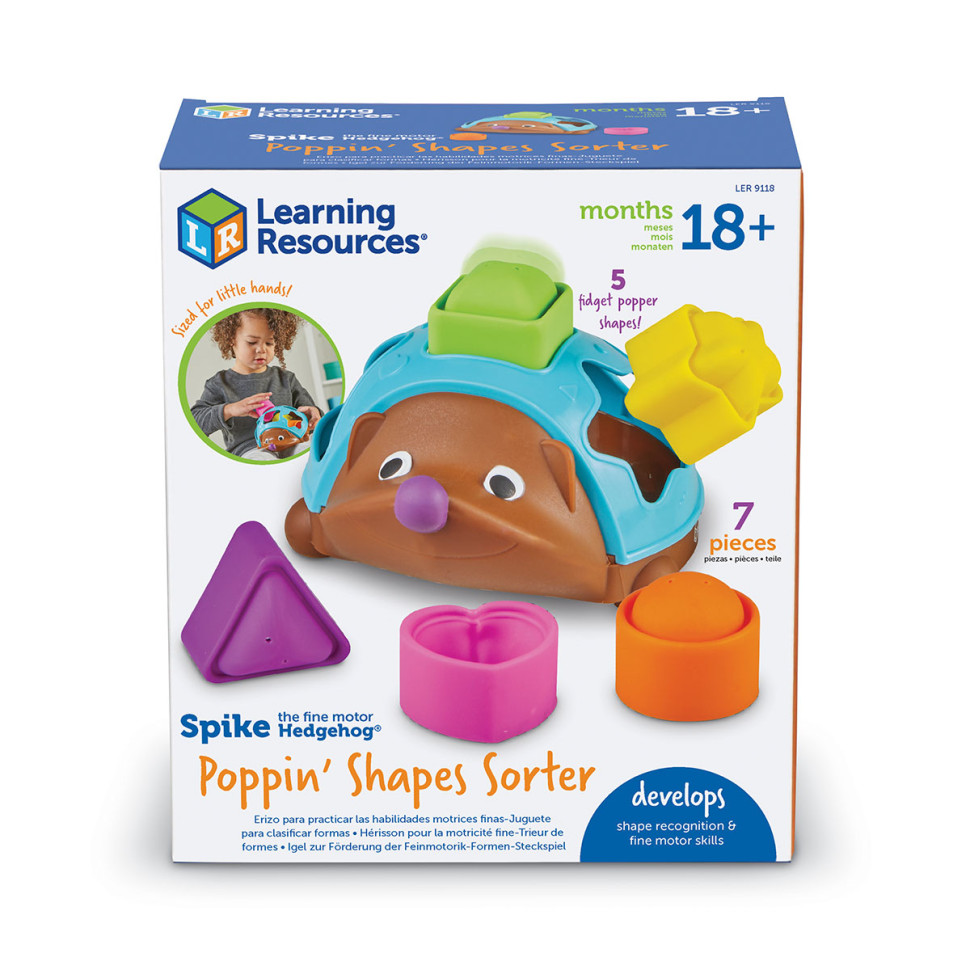 Обучающий игровой набор Сортер Ежик Learning Resources LER9118 Pop-IT 