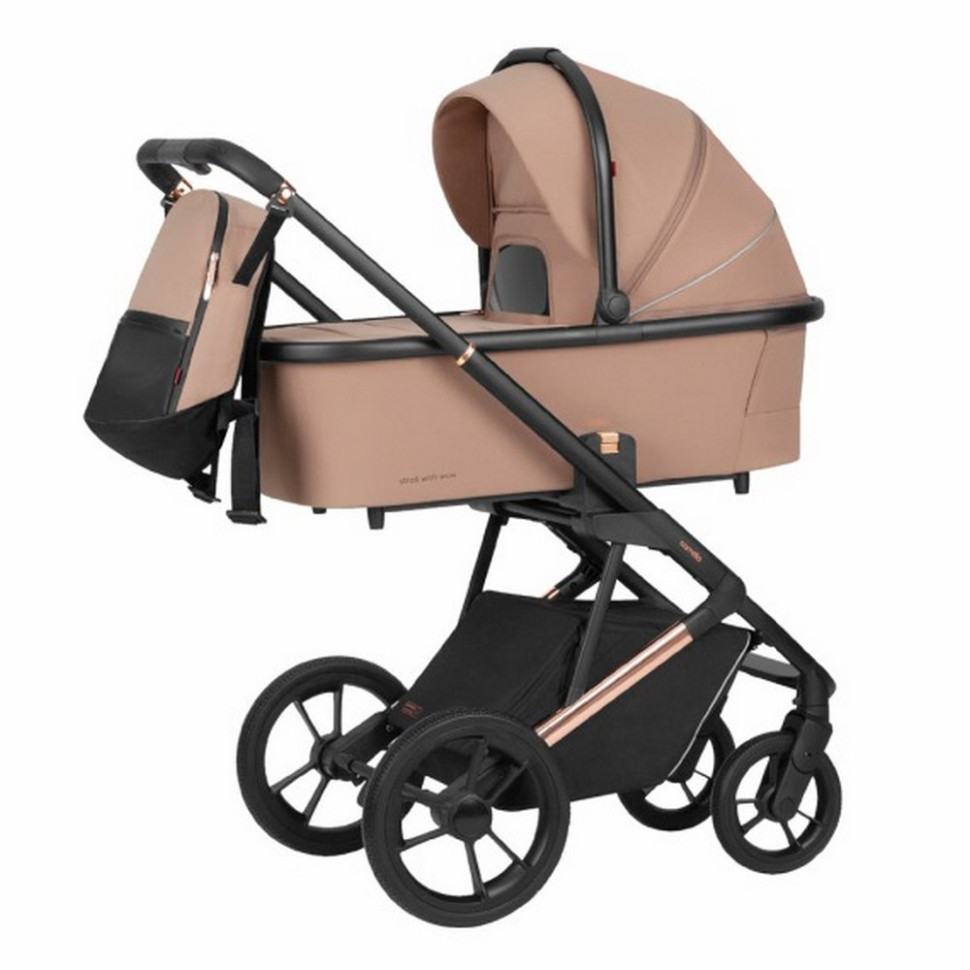 Коляска универсальная 2 в 1 Sigma CARRELLO CRL-6509 Cream Beige NF