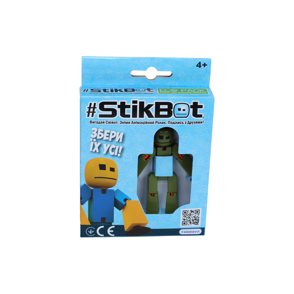 Фігурка для анімаційної творчості StikBot TST616-23UAKDM мілітарі