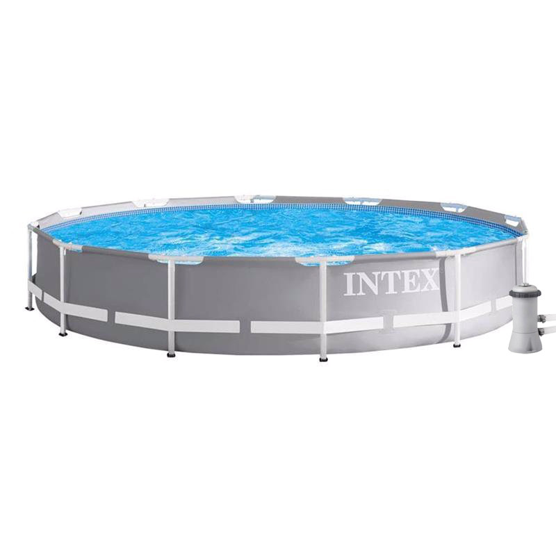 Бассейн каркасный круглый Intex 26712, 366х76 см, 6503 л, фильтр-насос