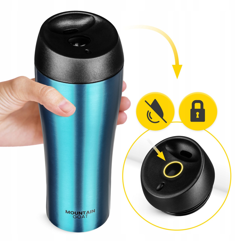 Термокружка Travel Mountain Goat P-5905973406932 Blue 0.38 мл