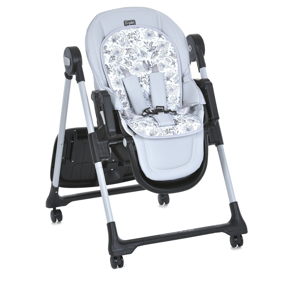 Стільчик для годування CRYSTAL El Camino ME 1037-B Gray, до 15 кг