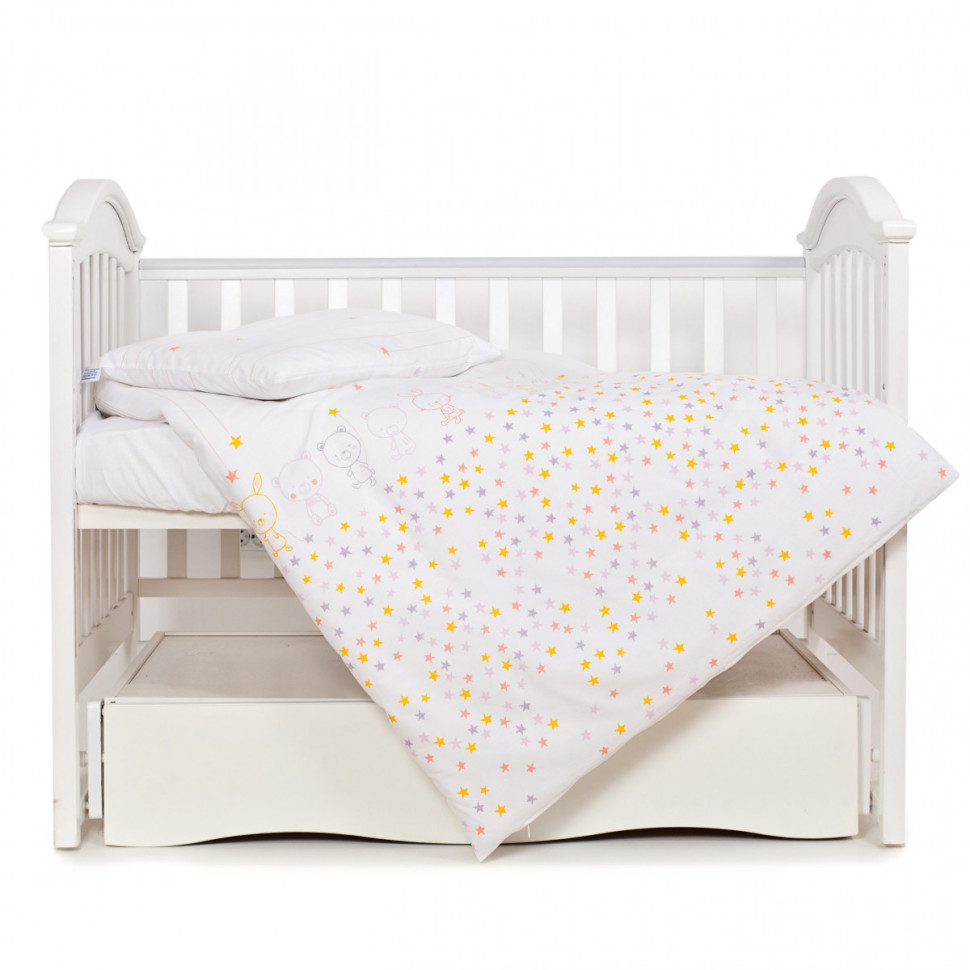 Дитяча змінна постільна білизна для дівчинки Eco Line Twins 3090-E-023, 3 елементи