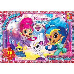 Дитячий пазл "Шіммер та Шайн" G-Toys OS620 плакат 70 елементів