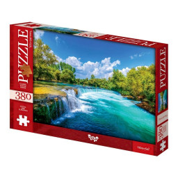 Пазл класичний "Водоспад" Danko Toys C380-06-04, 380 елементів