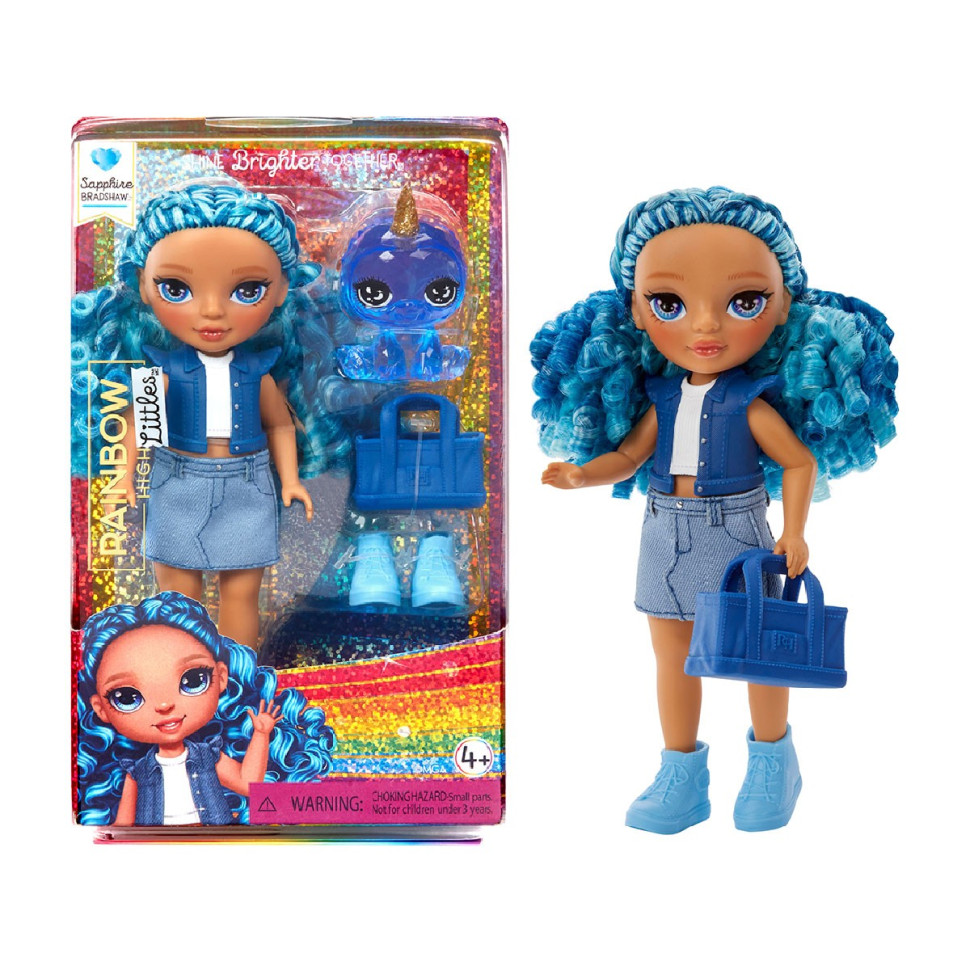Игровой набор с куклой «Сапфира» Rainbow High 531197 серии «Littles» с аксессуарами