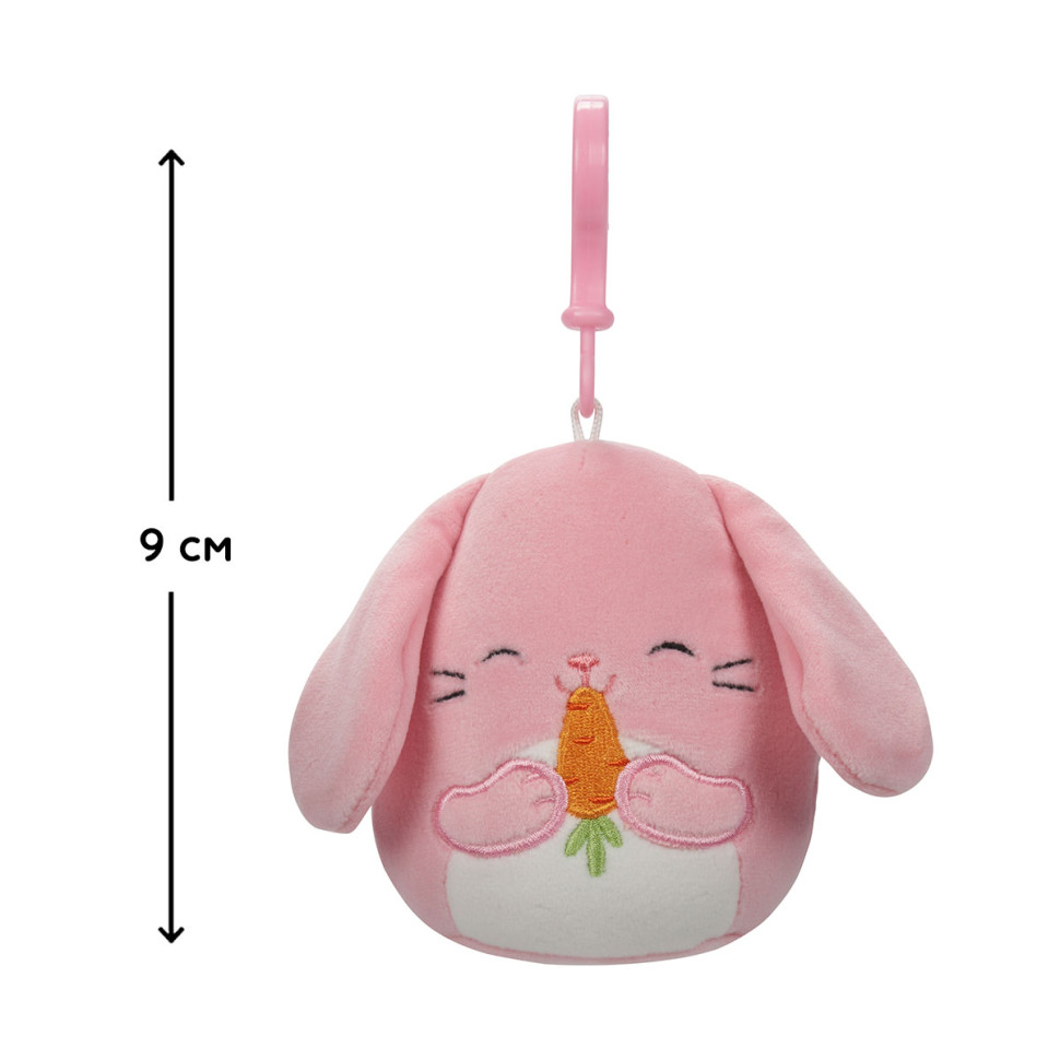 Мягкая игрушка Зайчик Боп Squishmallows SQCP00178 на клипсе 9 см