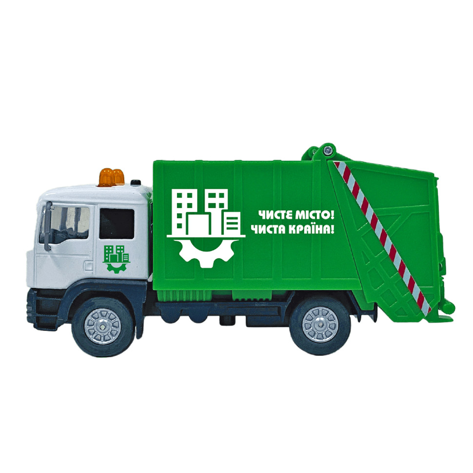 Автомодель детская Мусоровоз TechnoDrive 510705.270 со светом и звуком