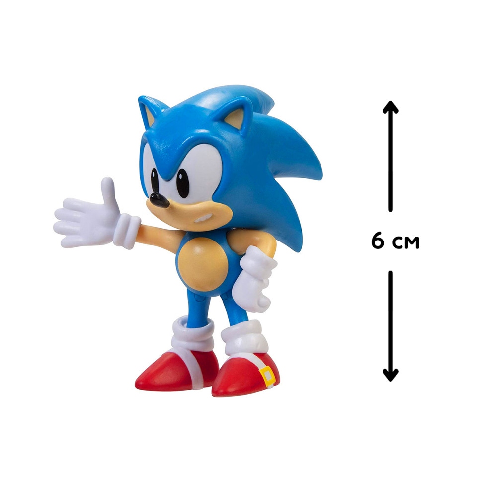 Игровая фигурка с артикуляцией Классический Соник SONIC THE HEDGEHOG 40687i-RF1, 6 см