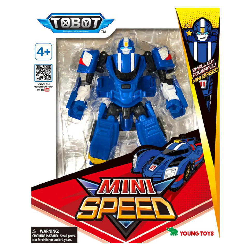 Игрушка-трансформер Детективы Галактики мини Спиди TOBOT 301096