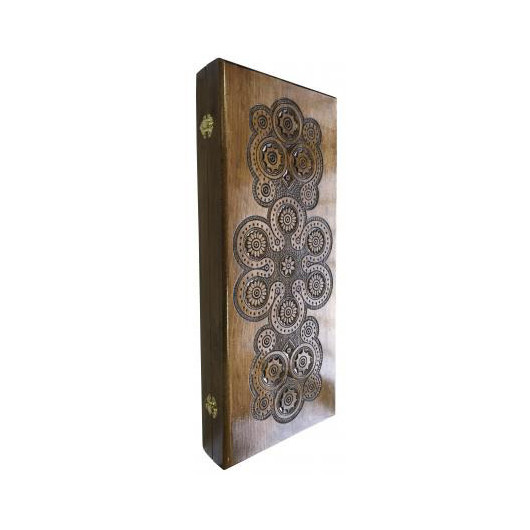 Нарди дерев'яні ручної роботи Backgammon 1 Newt NR-5244, 32 фішки двох кольорів