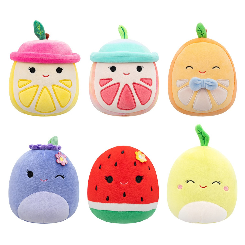 М'яка іграшка-сюрприз Веселі фруктики Squishmallows SQCR07568, 13 см