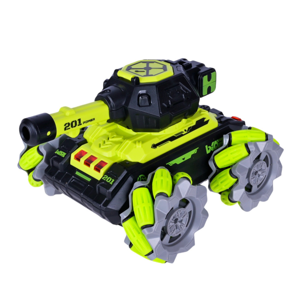 Танк на радиоуправлении Bambi KT907A(Light-Green) стреляет гелем, звук, свет