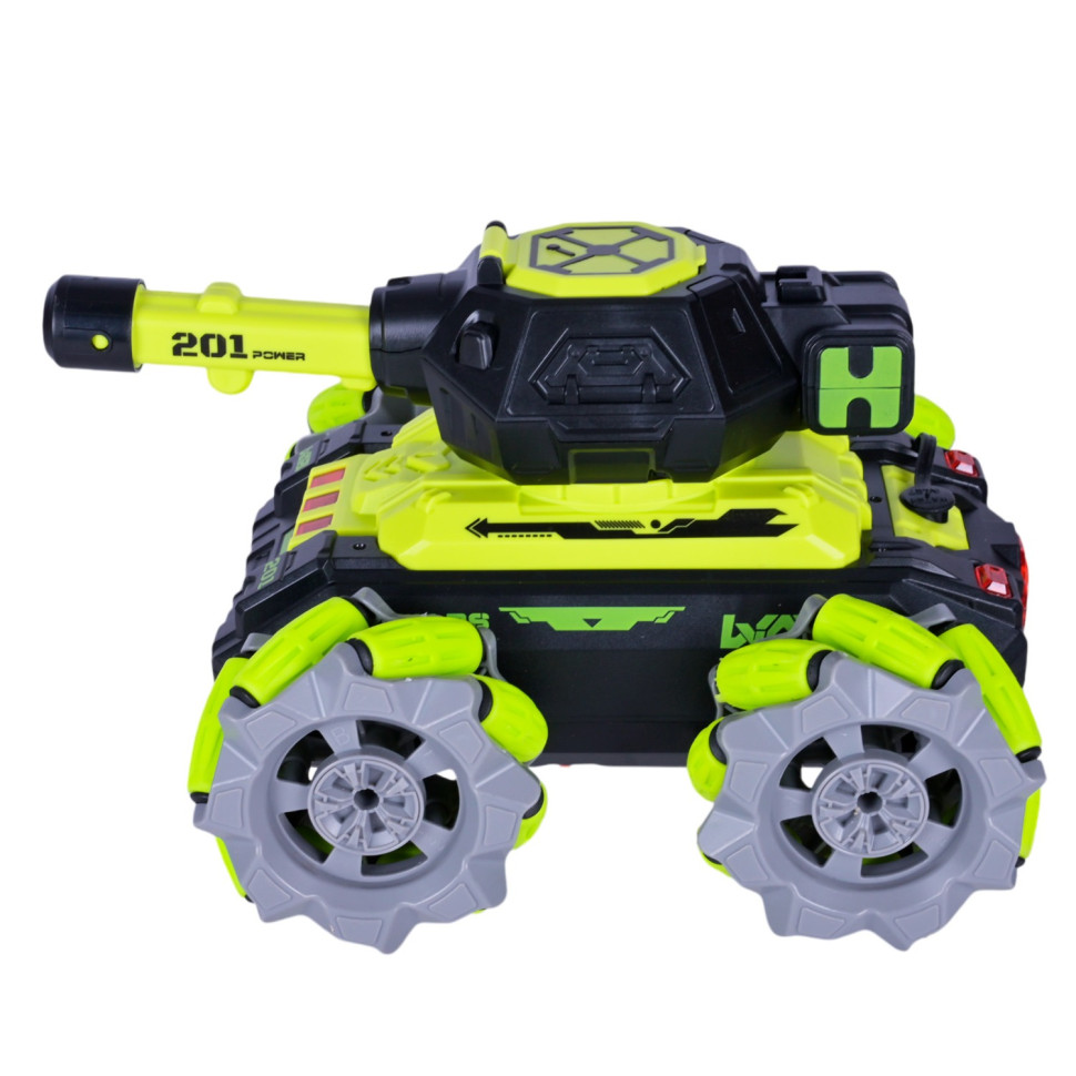 Танк на радиоуправлении Bambi KT907A(Light-Green) стреляет гелем, звук, свет