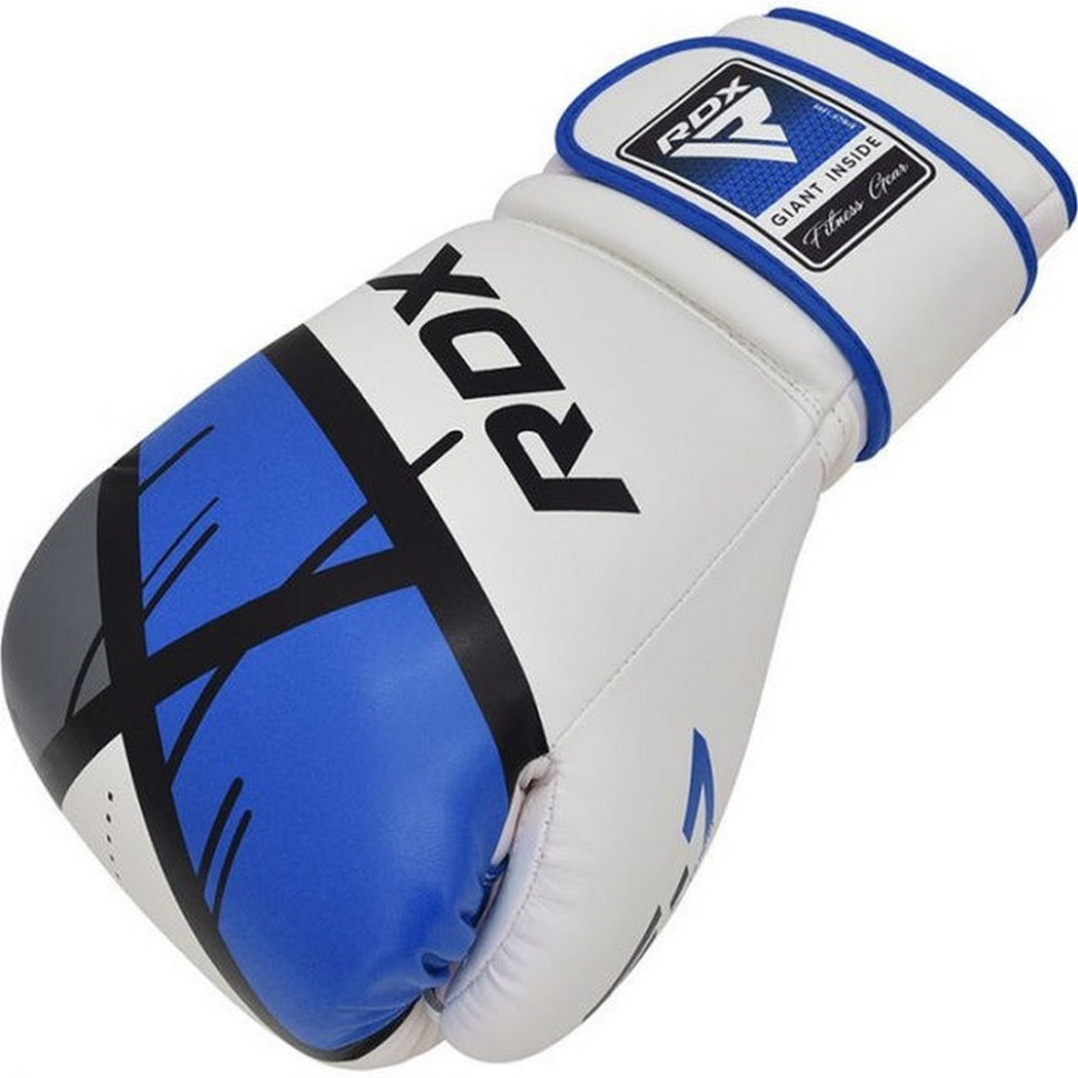 Боксерские перчатки F7 Ego RDX Inc Limited BGR-F7U-12oz, Blue 12 унций (капа в комплекте)