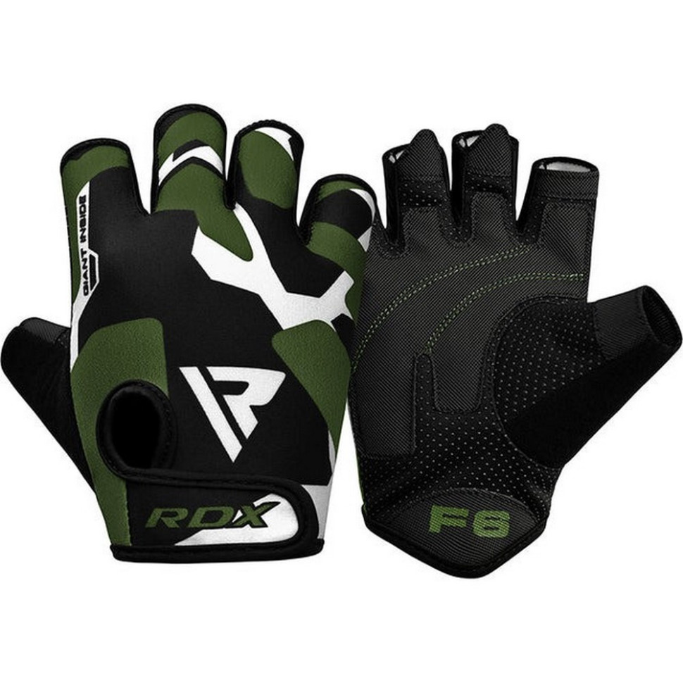 Перчатки для фитнеса F6 Sumblimation RDX Inc Limited WGS-F6GN-M, Black/Green, M