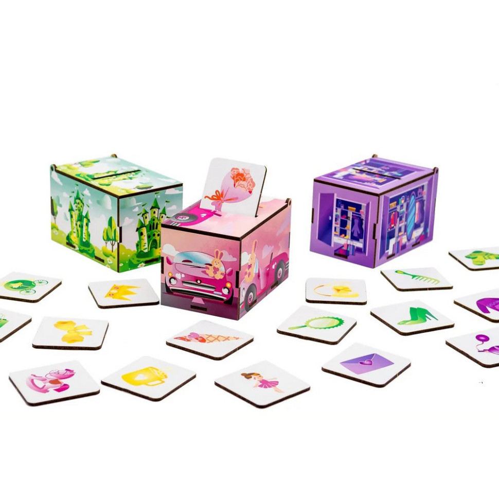 Деревянная настольная игра Монтессори Принцесса PuzzleOK Puz-89737