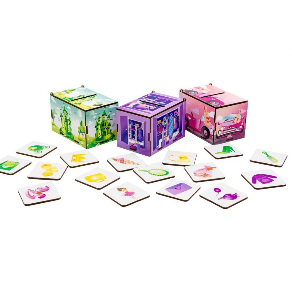 Деревянная настольная игра Монтессори Принцесса PuzzleOK Puz-89737