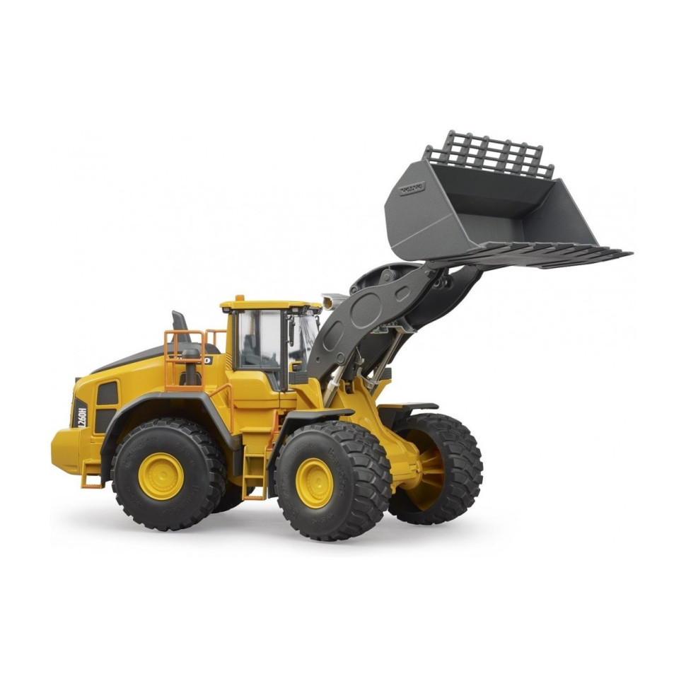 Машинка іграшкова Трактор-навантажувач Volvo Bruder 02458 з рухомим ковшем