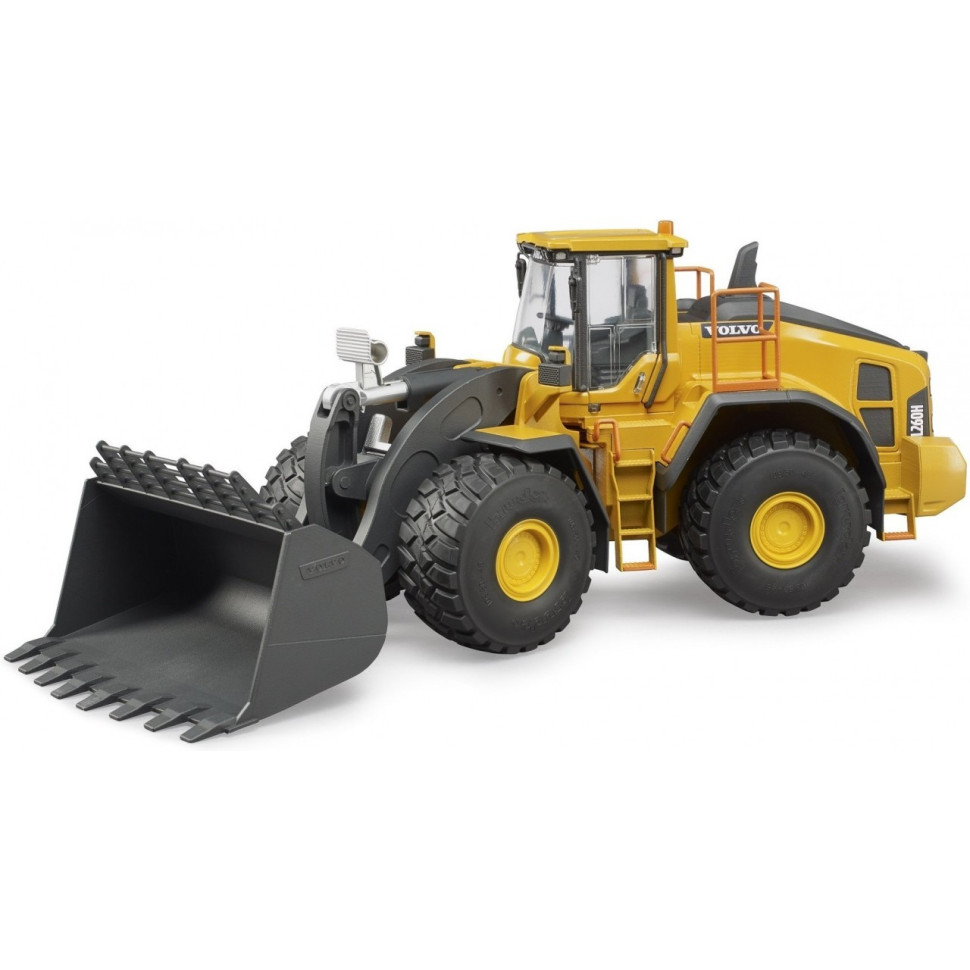 Машинка іграшкова Трактор-навантажувач Volvo Bruder 02458 з рухомим ковшем