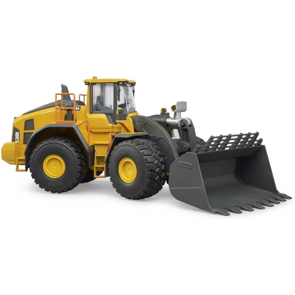 Машинка іграшкова Трактор-навантажувач Volvo Bruder 02458 з рухомим ковшем