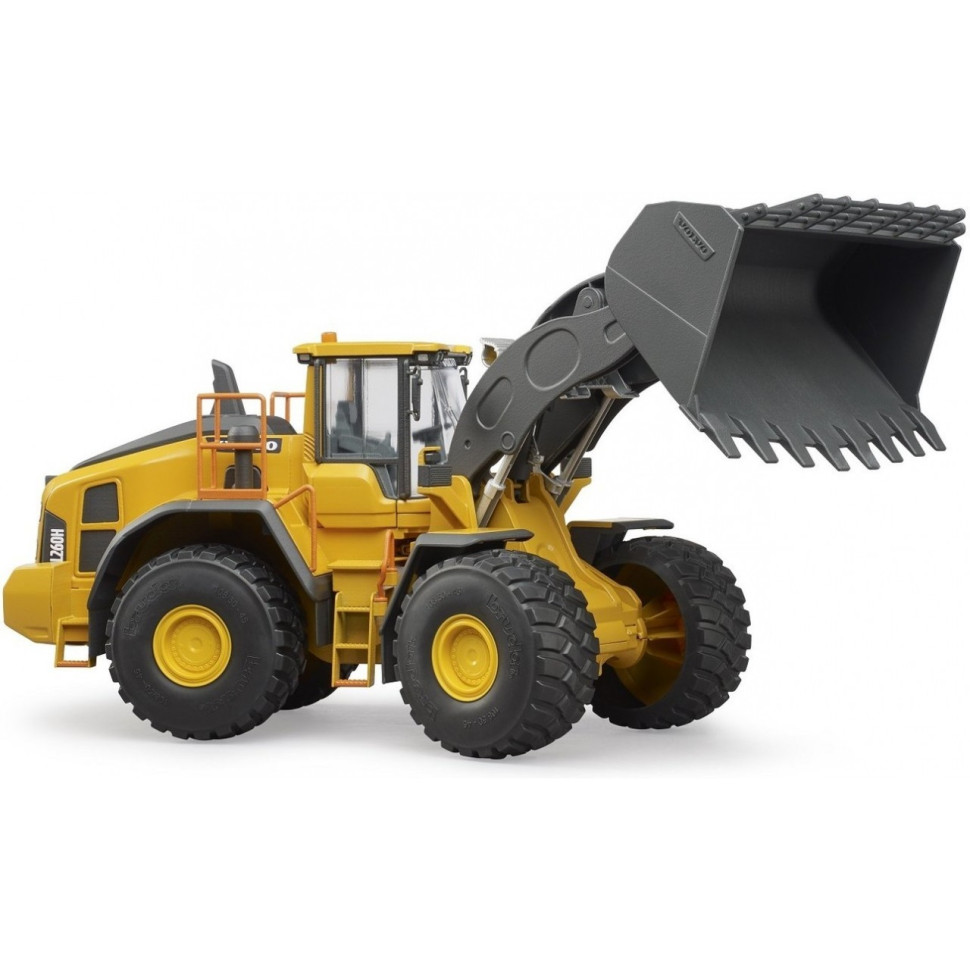 Машинка іграшкова Трактор-навантажувач Volvo Bruder 02458 з рухомим ковшем