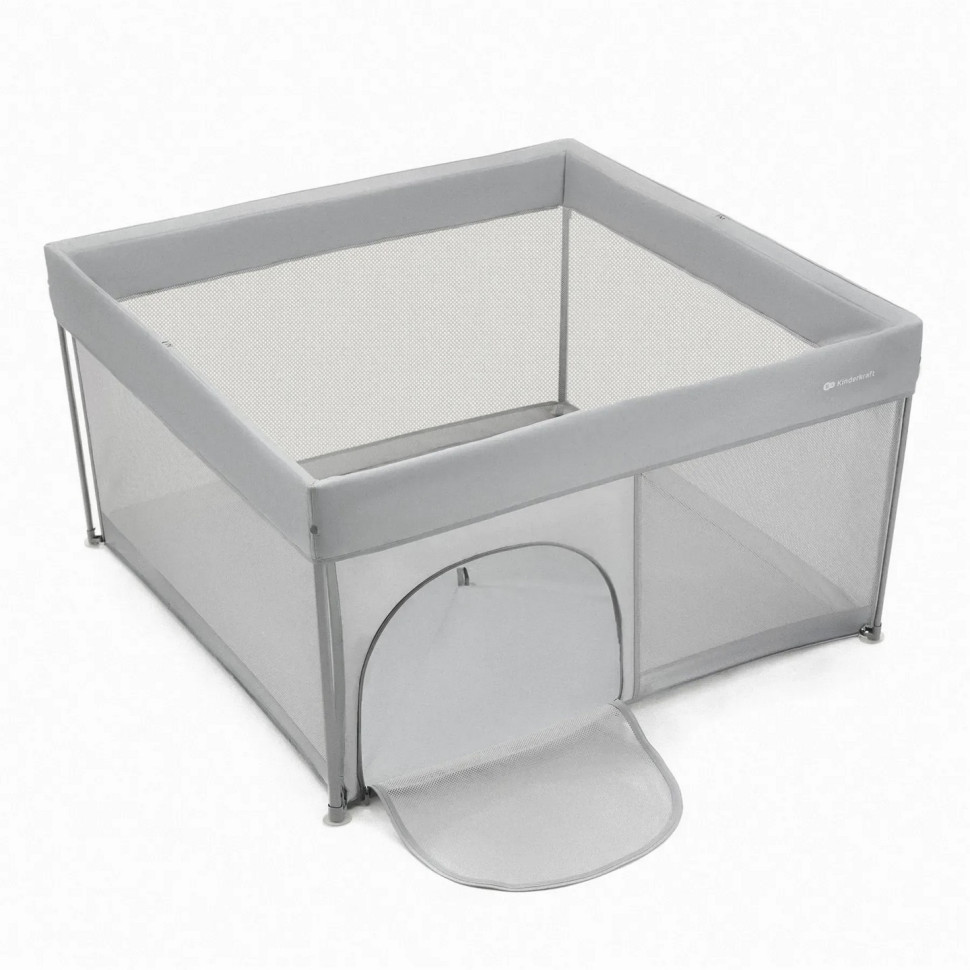 Детская кровать-манеж Ziki Kinderkraft KLZIKI00GRY0000 Grey
