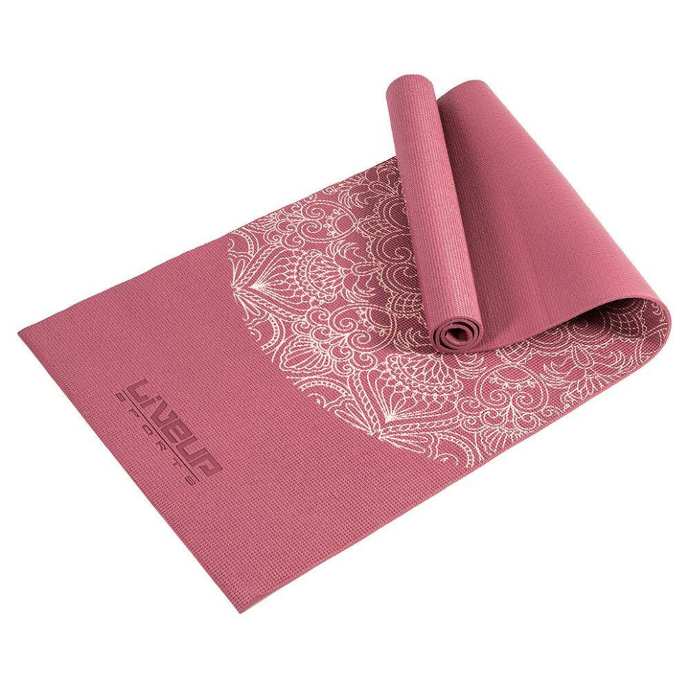 Килимок для йоги з принтом PVC YOGA MAT LiveUp LS3231C-06r