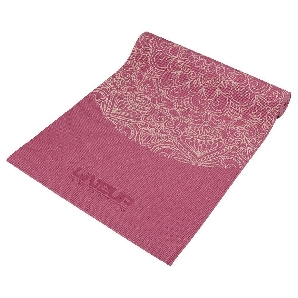 Килимок для йоги з принтом PVC YOGA MAT LiveUp LS3231C-06r