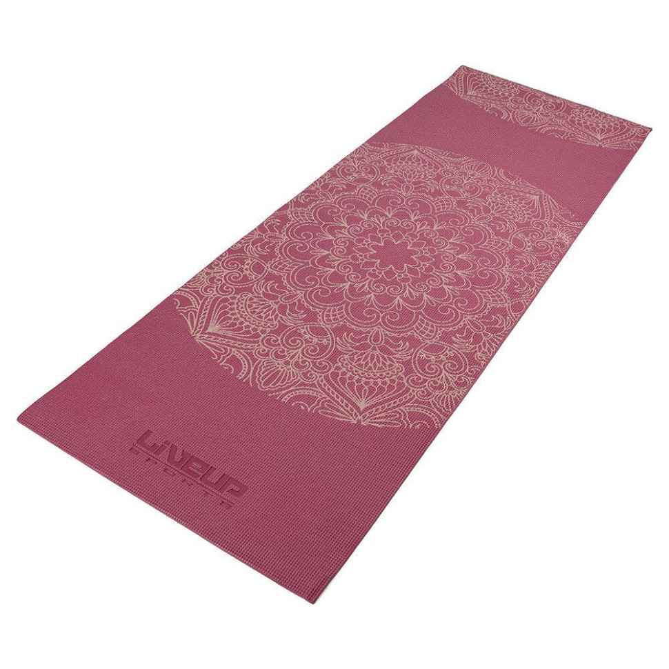 Килимок для йоги з принтом PVC YOGA MAT LiveUp LS3231C-06r