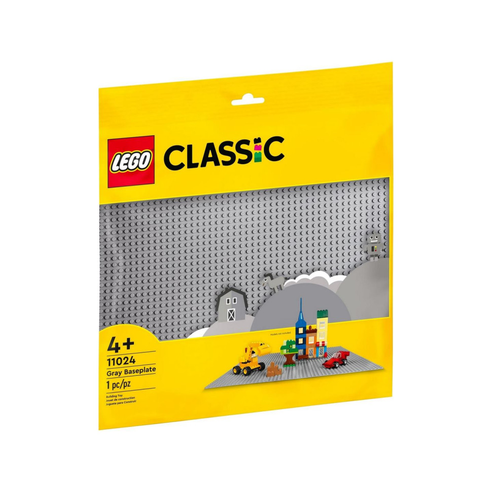 Конструктор LEGO Classic Серая базовая пластина 11024