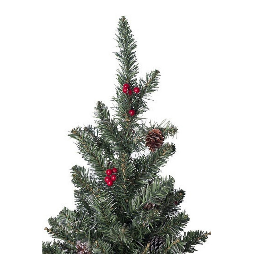 Сосна Creston Frosted BlackBoxx 8718861153057, 0,60 м, зеленая с шишками и ягодами