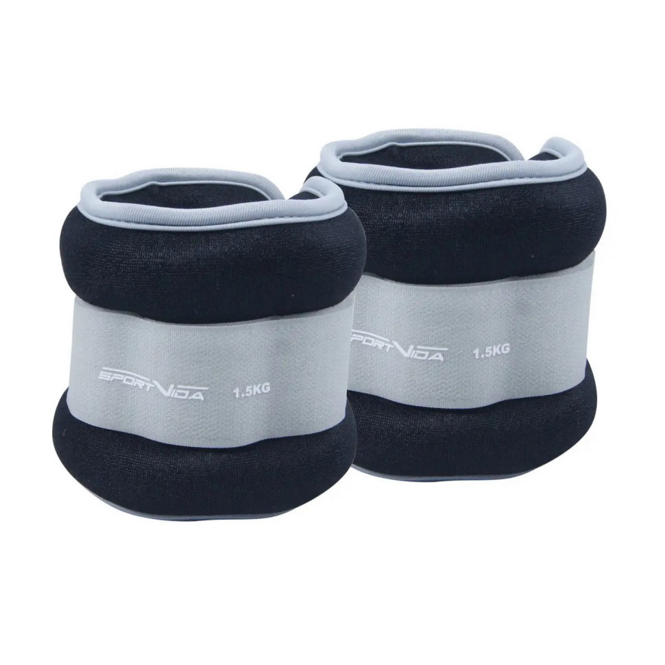 Утяжелители для ног и рук SportVida SV-HK0035, 2 x 1.5 кг 