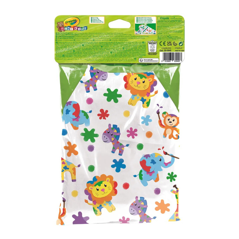 Детский фартух для творчества Mini Kids Crayola 25-3940 на липучке