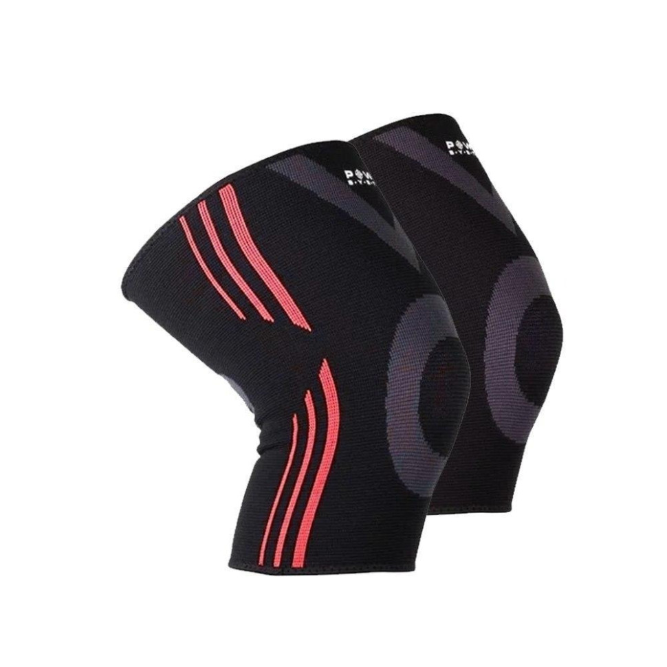 Наколенники Knee Support Evo Power System PS-6021_L_Black-Orange, (пара), L